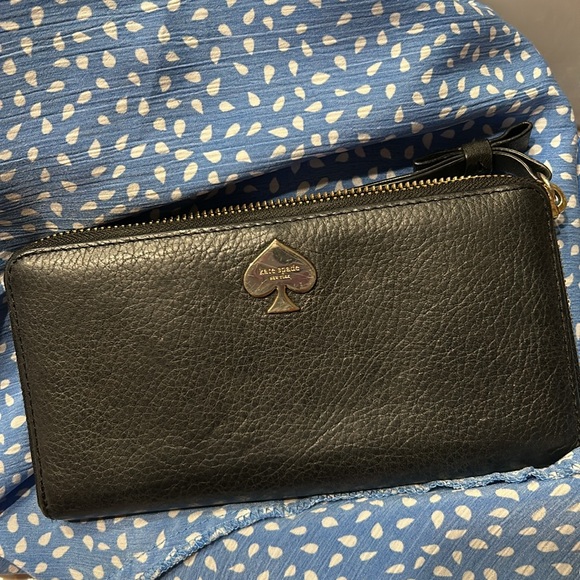 Kate Spade Leroy Street Neda Wallet- Black - Picture 2 of 8